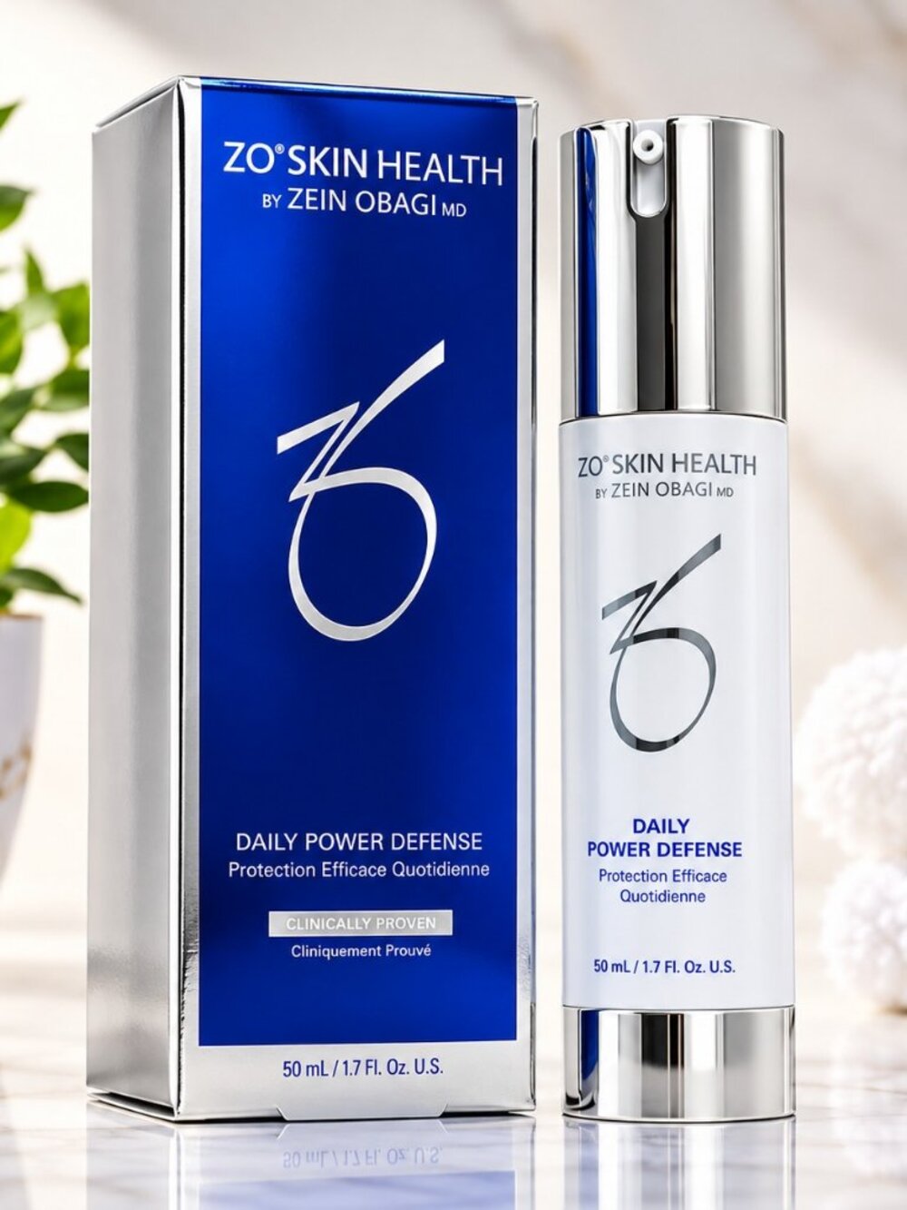 ZO Skin Health Daily Power Defense 1.7 oz – Anti-Aging Serum – Exp. 08/2028
